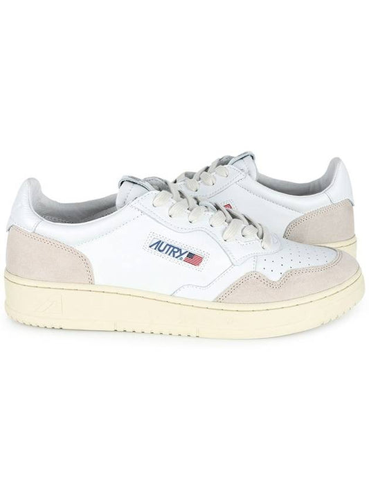 Medalist Suede Low Top Sneakers White - AUTRY - BALAAN 2