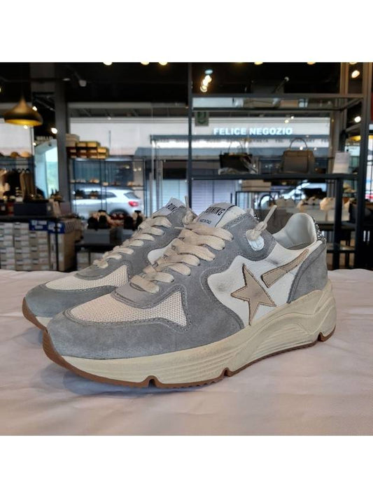 Running Sole Canvas Toe Star Low Top Sneakers Grey - GOLDEN GOOSE - BALAAN 2