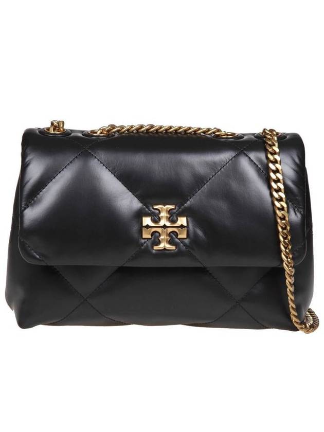 Kira Diamond Quilted Shoulder Bag Black - TORY BURCH - BALAAN 2