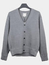 Men's Wool Cardigan Gray W241KN03506G - WOOYOUNGMI - BALAAN 1