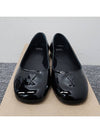 Women's Heart Logo Patent Ballerina Flat Shoes Black FSV801 CVE003 001 - AMI - BALAAN 7