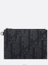 Maxi Oblique Jacquard A5 Pouch Bag Black - DIOR - BALAAN 2