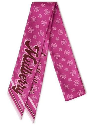 Logo Print Scarf VS4808050J989 - MULBERRY - BALAAN 1