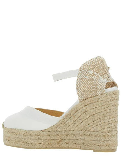 'Chiarita' Closed Toe Espadrilles In White And Beige Canvas Woman - CASTANER - BALAAN 2