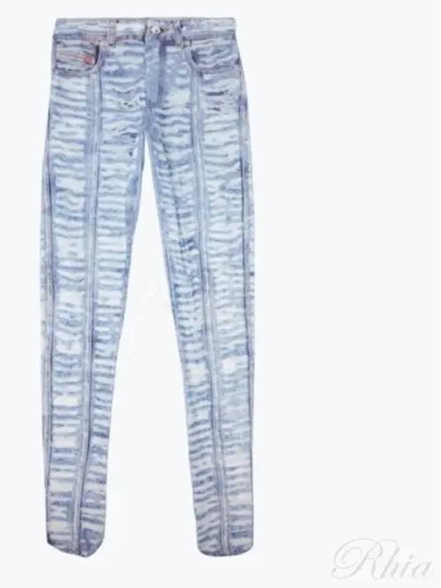 Women's P-Koll Leggings Light Blue - DIESEL - BALAAN 2