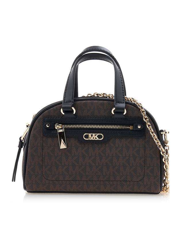 Williamsburg Extra Small Logo Cross Bag Black Brown - MICHAEL KORS - BALAAN 2