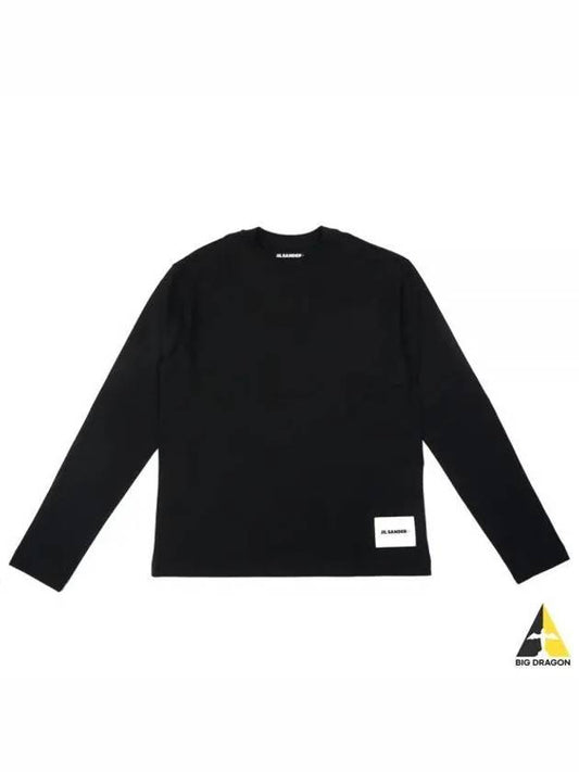 Women's Organic Cotton Long Sleeve T Shirt 3 Pack Black - JIL SANDER - BALAAN 2