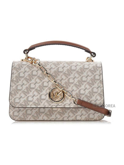 Delancey Monogram Cross Bag Ivory - MICHAEL KORS - BALAAN 2