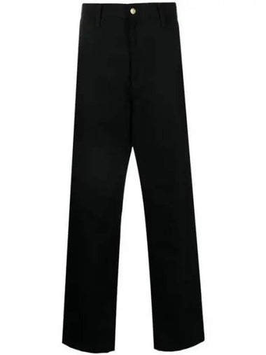 WIP I031497 Logo Patch Dearborn Single Knee Pants Black 1157382 - CARHARTT - BALAAN 1