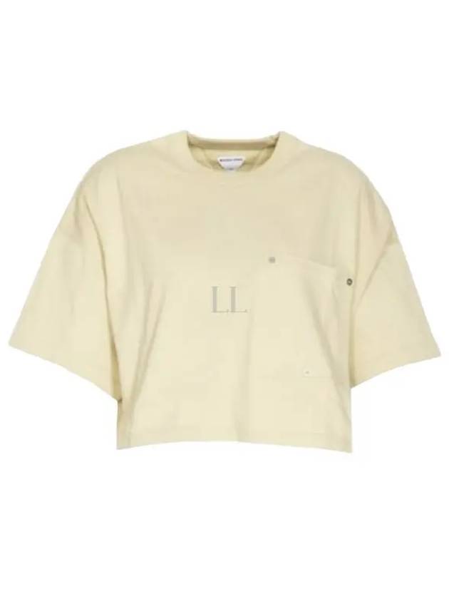 Crew Neck Pocket Short Sleeve T-Shirt White - BOTTEGA VENETA - BALAAN 2