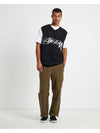 Smooth Stock Logo Knit Vest Black - STUSSY - BALAAN 4