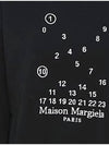 Women's Numbering Logo Print Cotton Sweatshirt Black - MAISON MARGIELA - BALAAN 5