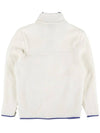 Women's Retro Pile Fleece Zip-up Jacket White - PATAGONIA - BALAAN 3