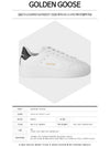 Pure Star White Black Tab Low Top Sneakers White - GOLDEN GOOSE - BALAAN 3