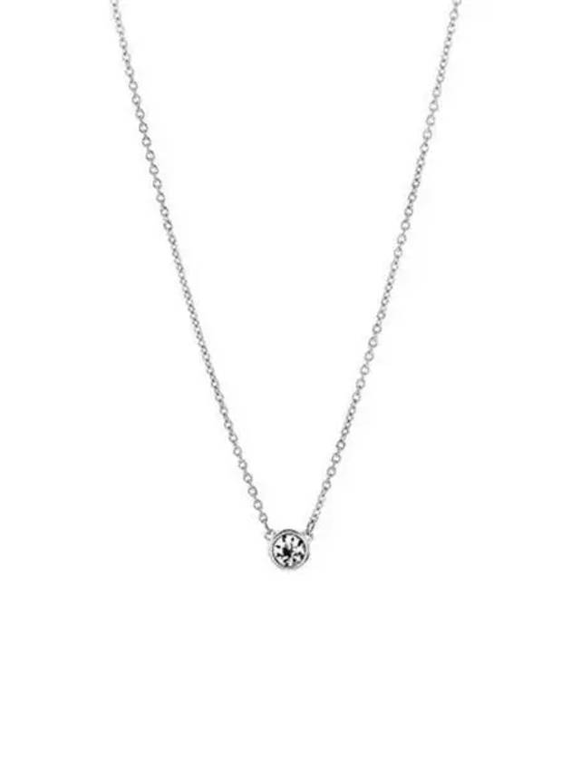 Imber Crystal Pendant Necklace Silver - SWAROVSKI - BALAAN 2