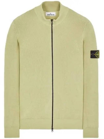 7615551D8 V0052 Wappen Patch Knit Zip up Cardigan Aqua Green Men s Jacket TJ 271639 - STONE ISLAND - BALAAN 1