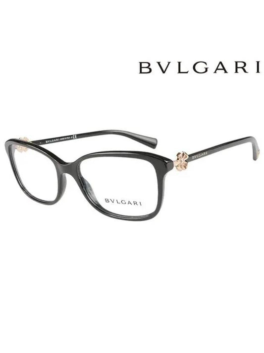 Eyewear Square Eyeglasses Black - BVLGARI - BALAAN 2