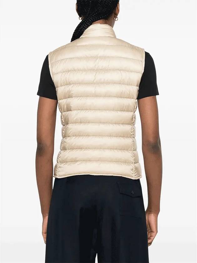 Women s Rihanna logo patch padded vest 1A10200 53048 200 - MONCLER - BALAAN 3