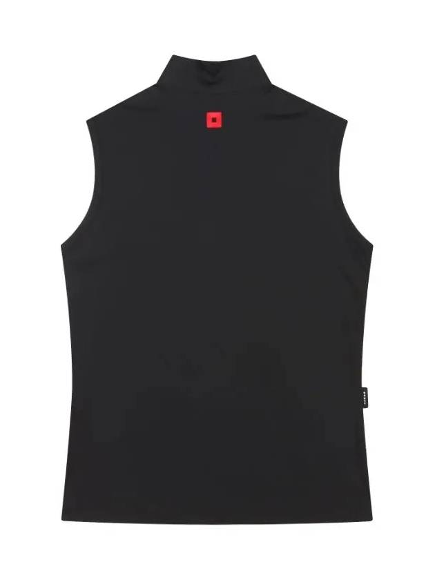 ribbed jersey half-zip tank top OF9813LABLACK - ONOFF - BALAAN 2