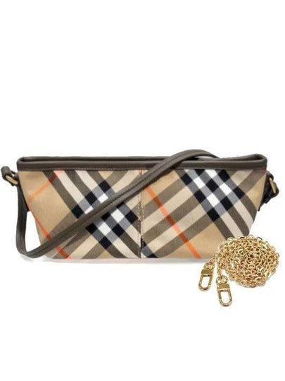 Check Mini Shoulder Bag Sand - BURBERRY - BALAAN 2