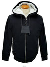 Classic Bunny Zip Up Hoodie White Lining Black - MOOSE KNUCKLES - BALAAN 3