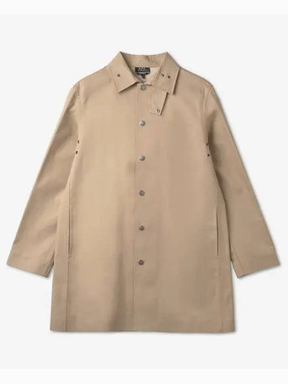 Thibault Cotton Trench Coat Beige - A.P.C. - BALAAN 2