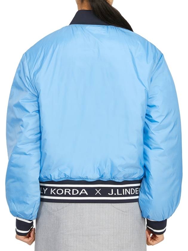 Women's Reversible Bomber Jacket Blue - J.LINDEBERG - BALAAN 8