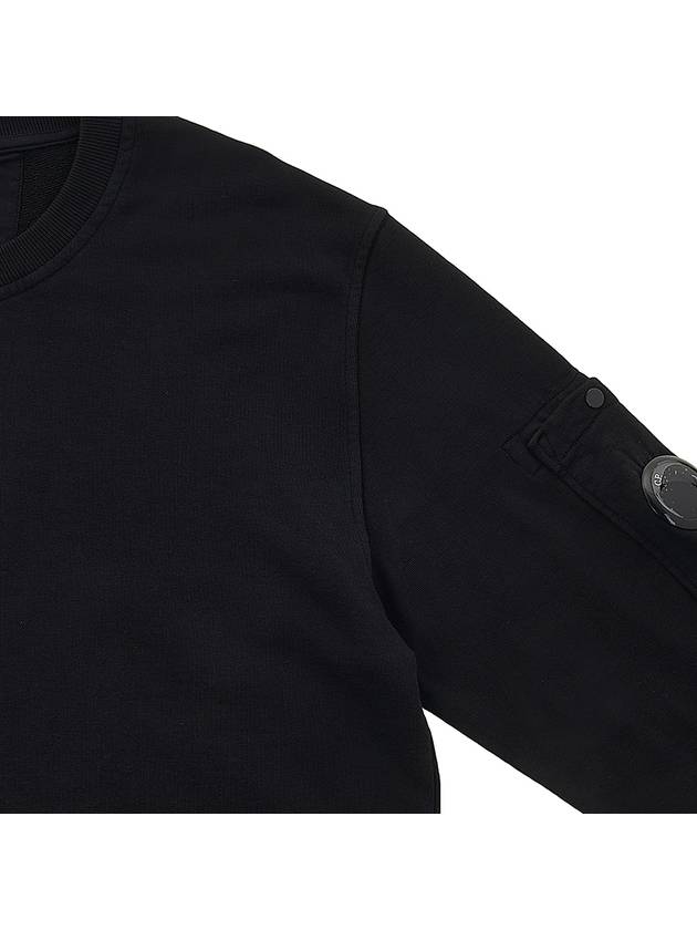 Cotton Fleece Sweatshirt Black - CP COMPANY - BALAAN 5