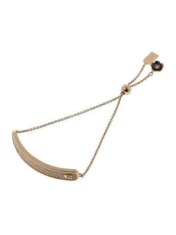 Pave Slider Bracelet Gold - COACH - BALAAN 1