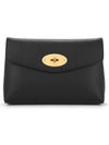 Darley Cosmetic Classic Grain Small Pouch Bag Black - MULBERRY - BALAAN 6