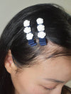 Field WHITE Flower HAIR PIN 2PCS 1SET - USITE - BALAAN 2