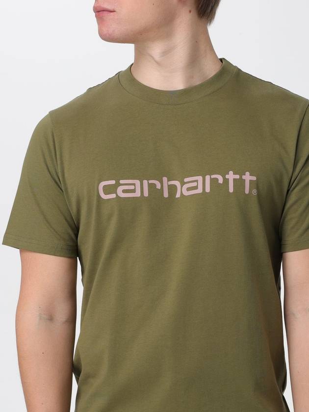 T-shirt Carhartt Wip in cotone con logo - CARHARTT WIP - BALAAN 4