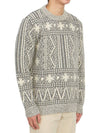 Sweater GMP00841P001182 60457 MELANGE GRAY LAMB WOOL - GOLDEN GOOSE - BALAAN 6