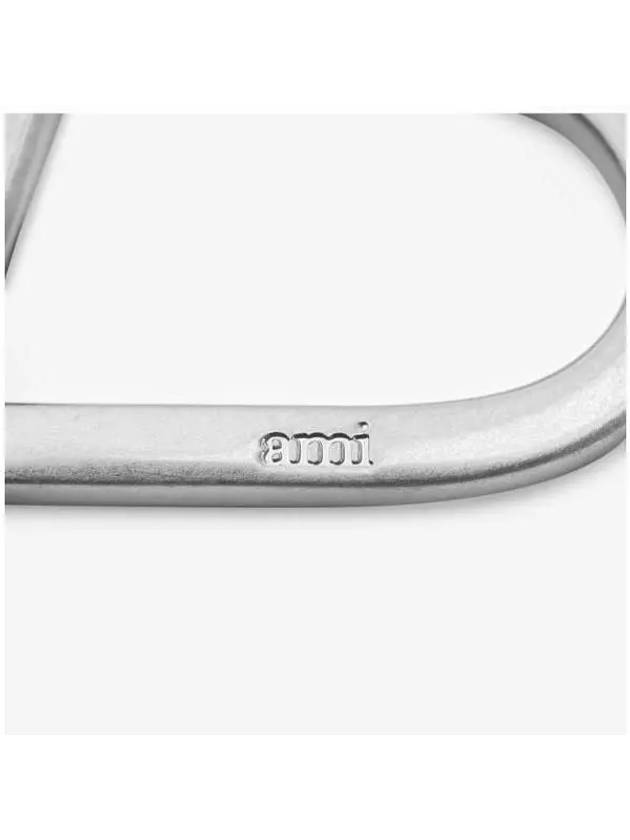 De Coeur Heart Logo Keyholder Silver - AMI - BALAAN 5