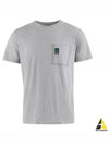 Luna Pocket SS Tee Man Gray Melange 20685M21 905 - KLATTERMUSEN - BALAAN 2