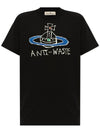 Anti Waste Short Sleeve T-Shirt Black - VIVIENNE WESTWOOD - BALAAN 1