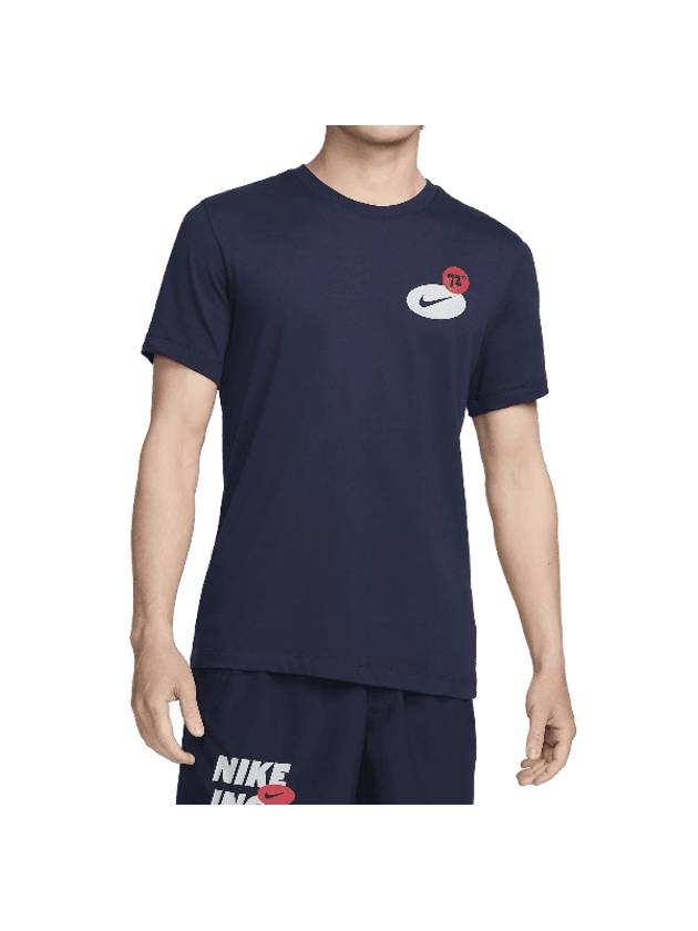 Genuine Dry fit 3MO GFX T shirt FV8367 451 - NIKE - BALAAN 1