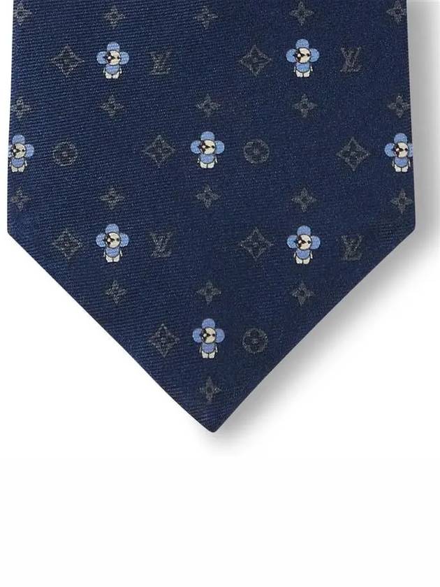 Monogram Small Vivienne Tie Navy - LOUIS VUITTON - BALAAN 3