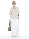 Men s BWDP WH Button Wide Denim Pants White - CHANCE'S NOI - BALAAN 5