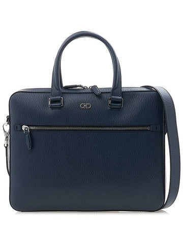 Gancini Briefcase 24 0986 MEZZANOTTE 0757912 - SALVATORE FERRAGAMO - BALAAN 1