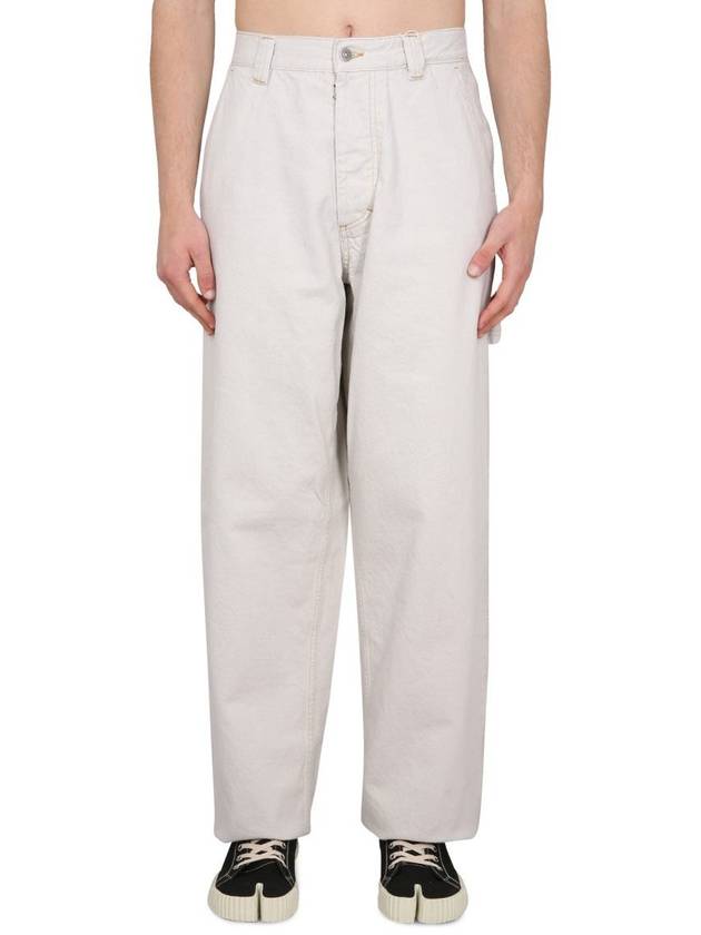 Denim Straight Pants S50LA0217 S30857961 WHITE - MAISON MARGIELA - BALAAN 2