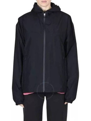 Save The Duck Black Orik Hooded Windbreaker Jacket, Size X-Small - SAVE THE DUCK - BALAAN 1