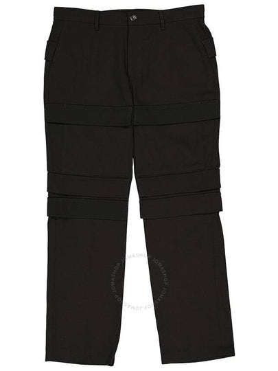 Men's Pocket Tapered Cargo Pants Black - BURBERRY - BALAAN 2