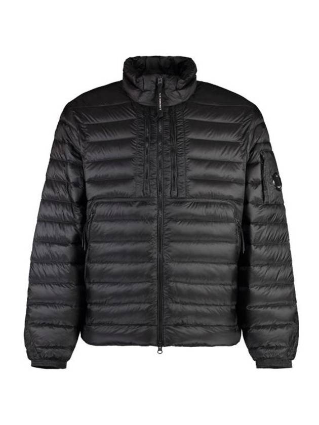 D.D. Shell Collar Zip Down Padding Black - CP COMPANY - BALAAN 2