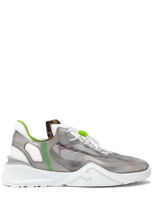 Flow Low Top Sneakers Grey - FENDI - BALAAN 2