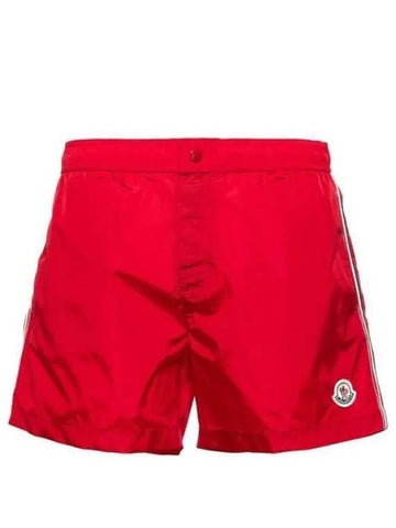 2C00021 53326 Logo patch three stripe swim shorts 2C000 271297 1009152 - MONCLER - BALAAN 1