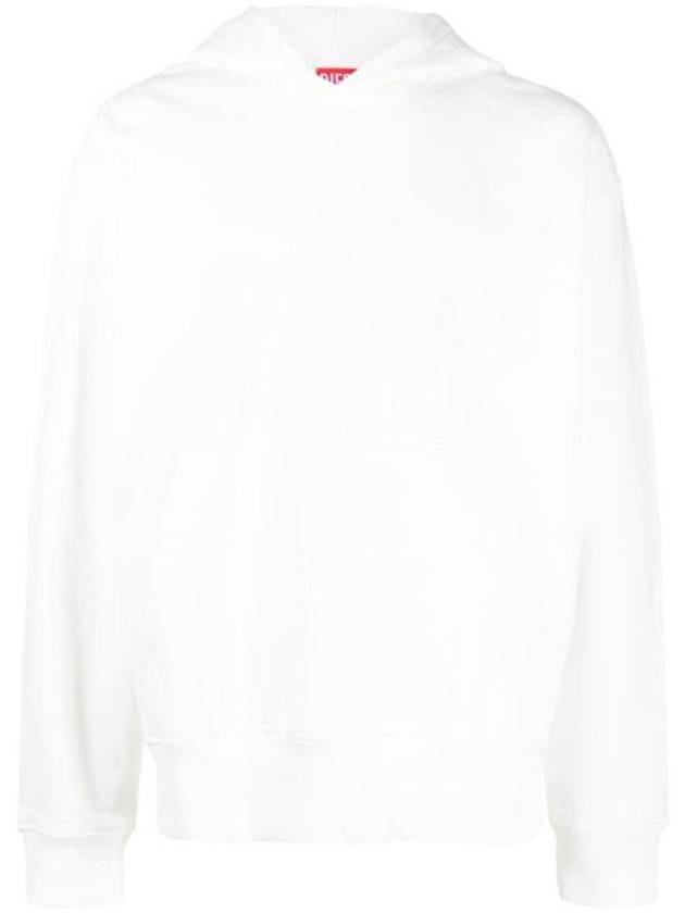 S Macs Megoval D Hoodie White - DIESEL - BALAAN 1