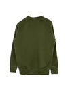 Monochrome Fox Head Patch Classic Sweatshirt Khaki - MAISON KITSUNE - BALAAN 5