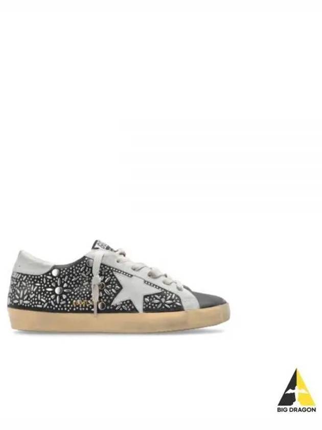 Ball Star Stud Low Top Sneakers Silver Black - GOLDEN GOOSE - BALAAN 2