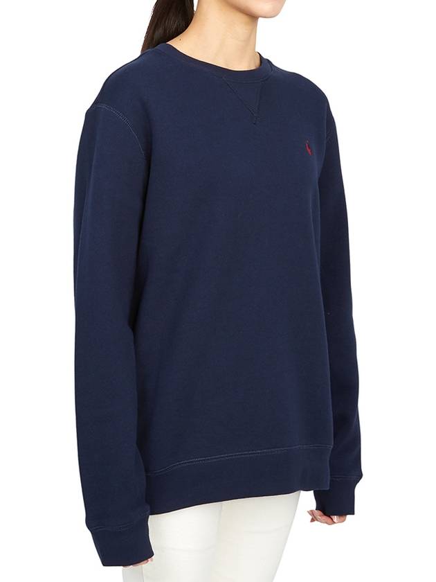 Kids Pony Embroidered Logo Sweatshirt Navy - POLO RALPH LAUREN - BALAAN 4